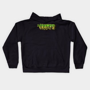 the cramps logo Kids Hoodie